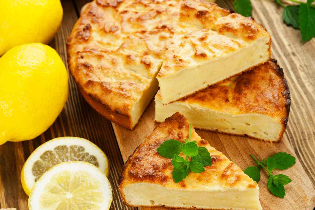 torta morbida con ricotta e limone
